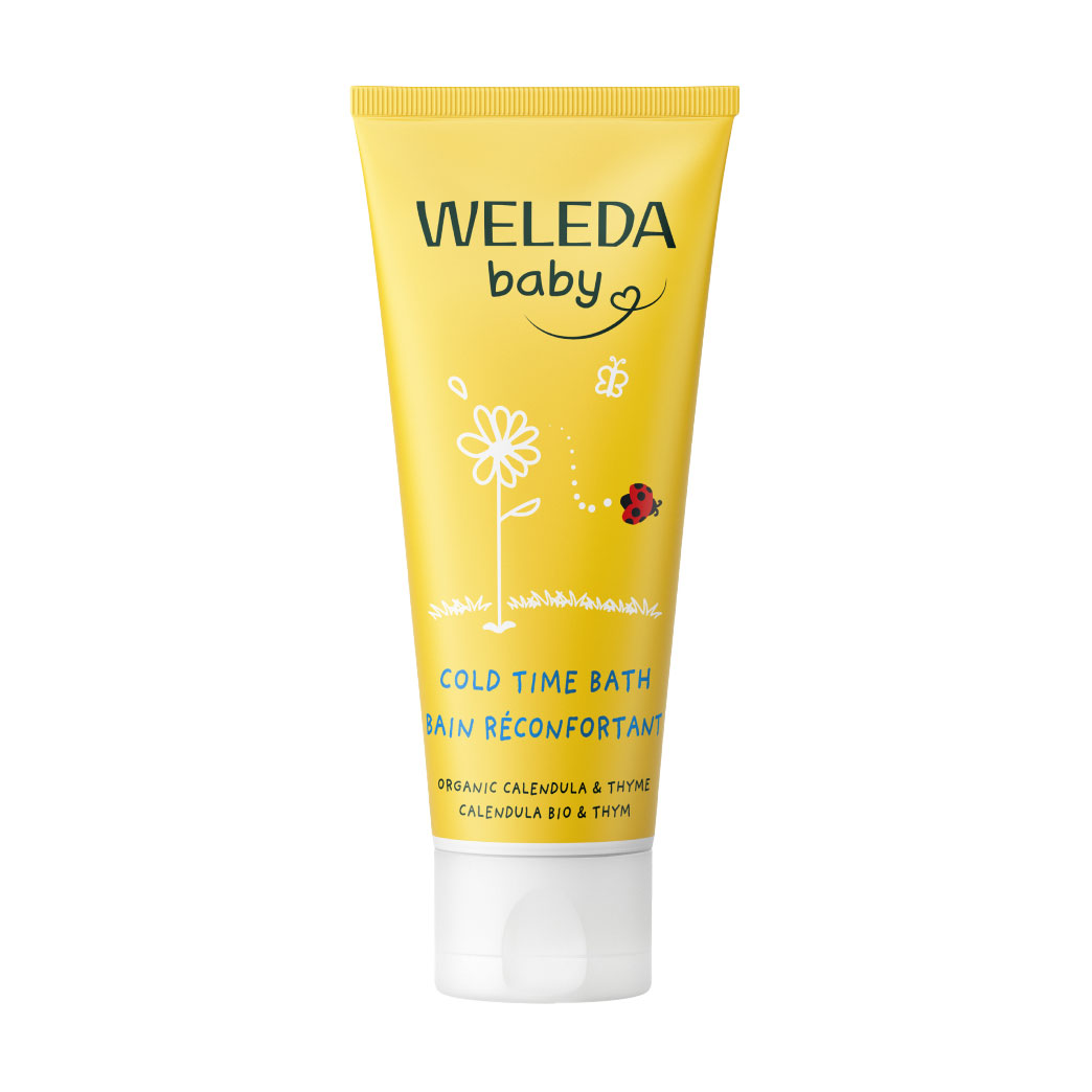 Дитячий фітоконцентрат для купання в сезон застуд Weleda Baby Cold Time Bath Календула, 75 мл