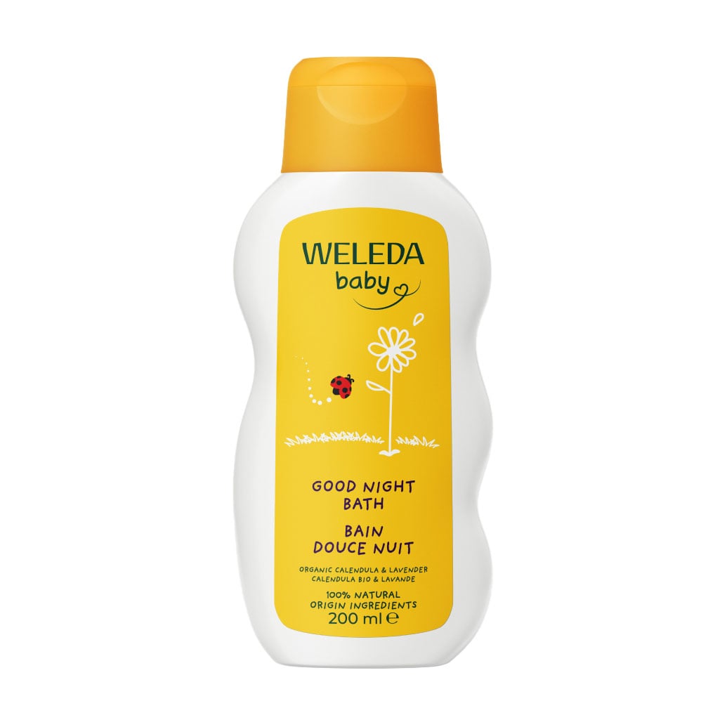Дитячий засіб для вечірнього купання Weleda Baby Good Night Bath на травах, 200 мл
